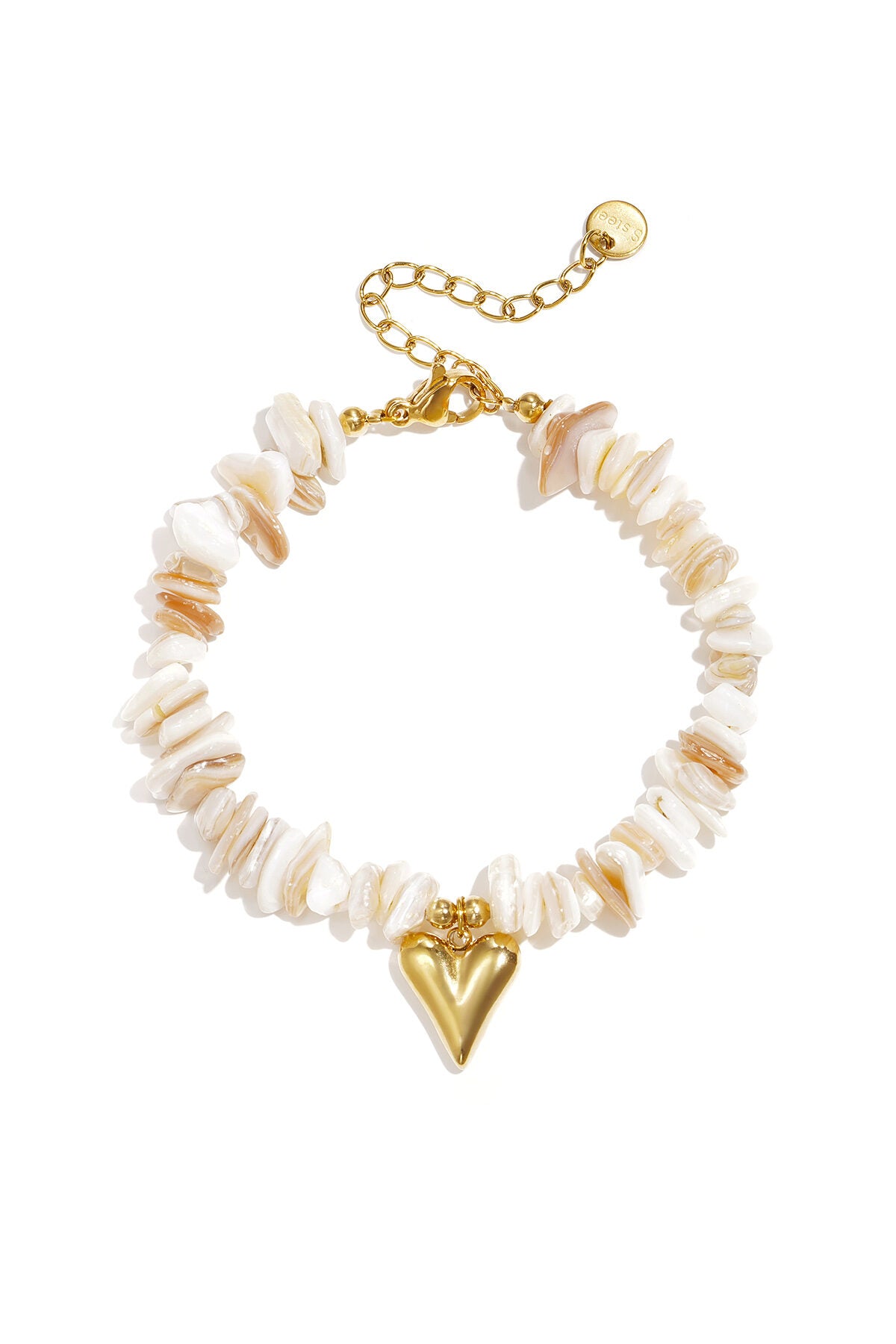Armbanden met stenen kralen, hartvormig, vakantiethema, dagelijkse romantische serie, damessieraden