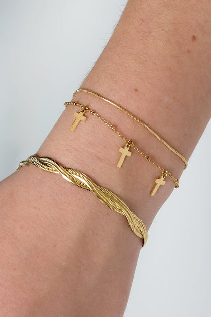   Charm Armbanden Kruis Casual Dagelijks Eenvoudig Serie Dames sieraden