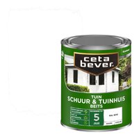 Cetabever - Tuinbeits Schuur & Tuinhuis Dekkend - RAL 9010 - 750 ML