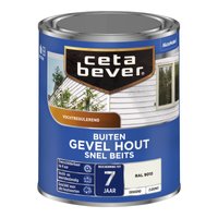 Cetabever - Snelbeits Gevel Hout Dekkend - RAL 9010 - 750 ML