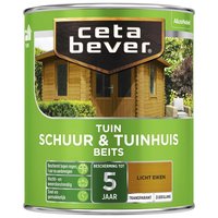 Cetabever - Tuinbeits Schuur & Tuinhuis Transparant - Licht eiken - 750 ML