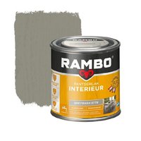 Rambo Pantserlak Interieur - Transparant Zijdeglans - Houtnerf Zichtbaar - Greywash - 0.25L