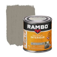 Rambo Pantserlak Interieur - Transparant Mat - Houtnerf Zichtbaar - Greywash - 0.25L