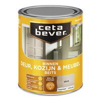 Cetabever - Binnenbeits Deur, Kozijn & Meubel Transparant Zijdeglans - Grijs (Binnen) - 750 ML