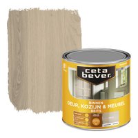 Cetabever - Binnenbeits Deur, Kozijn & Meubel Transparant Zijdeglans - Grijs (Binnen) - 250 ML
