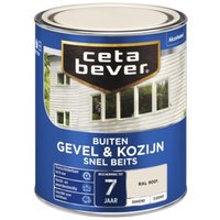 CetaBever Gevel & Kozijn Snel Beits - Zijdemat - RAL 9001 - 750 ml