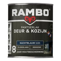 Rambo Pantserlak Deur & Kozijn Zijdeglans Dekkend - Goed Reinigbaar - Nachtblauw - 0.75L