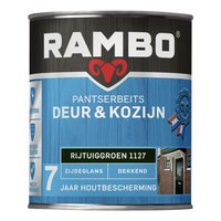 Rambo Pantserbeits Deur & Kozijn Zijdeglans Dekkend - Super Vochtregulerend - Rijtuiggroen - 0.75L