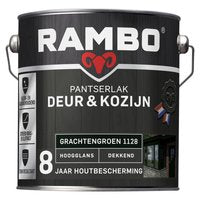 Rambo Pantserlak Deur & Kozijn Hoogglans Dekkend - Goed Reinigbaar - Grachtengroen - 2.5L