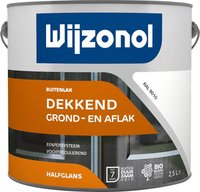 Wijzonol Dekkend Halfglans - 2,5l - RAL 9010